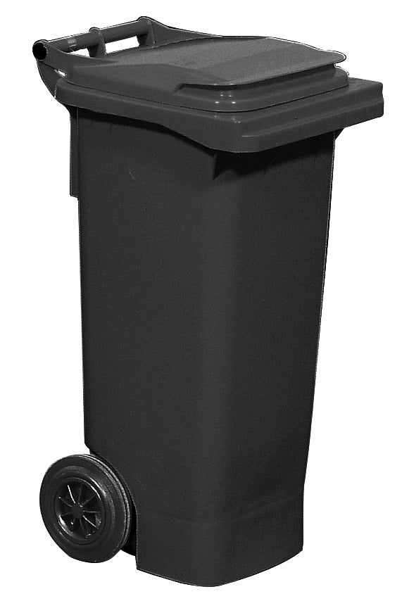 DENIOS Mobilna Velika Kanta za Otpad od Plastike 80 L Antracit