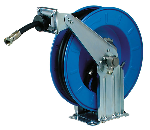 DENIOS Automatski Motalica za Crevo Čelični Lim 460 x 460 x 180 mm 148393W