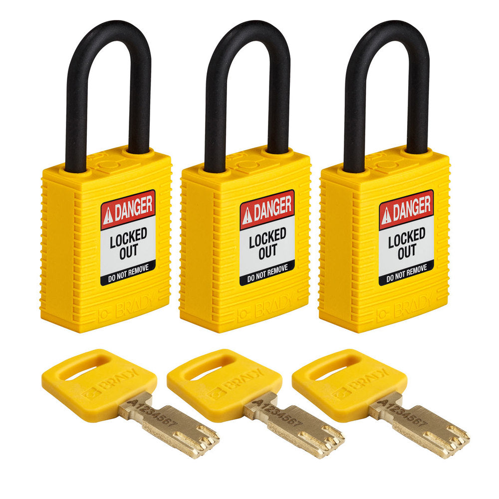 Brady Sigurnosni Katanci SafeKey Plastika 38,1 mm 311893W