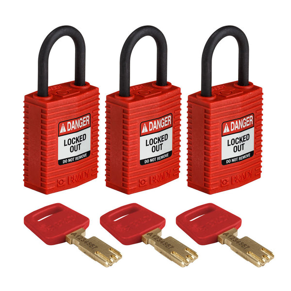 Brady Sigurnosni Katanci SafeKey Najlon 25,4 mm 311934W