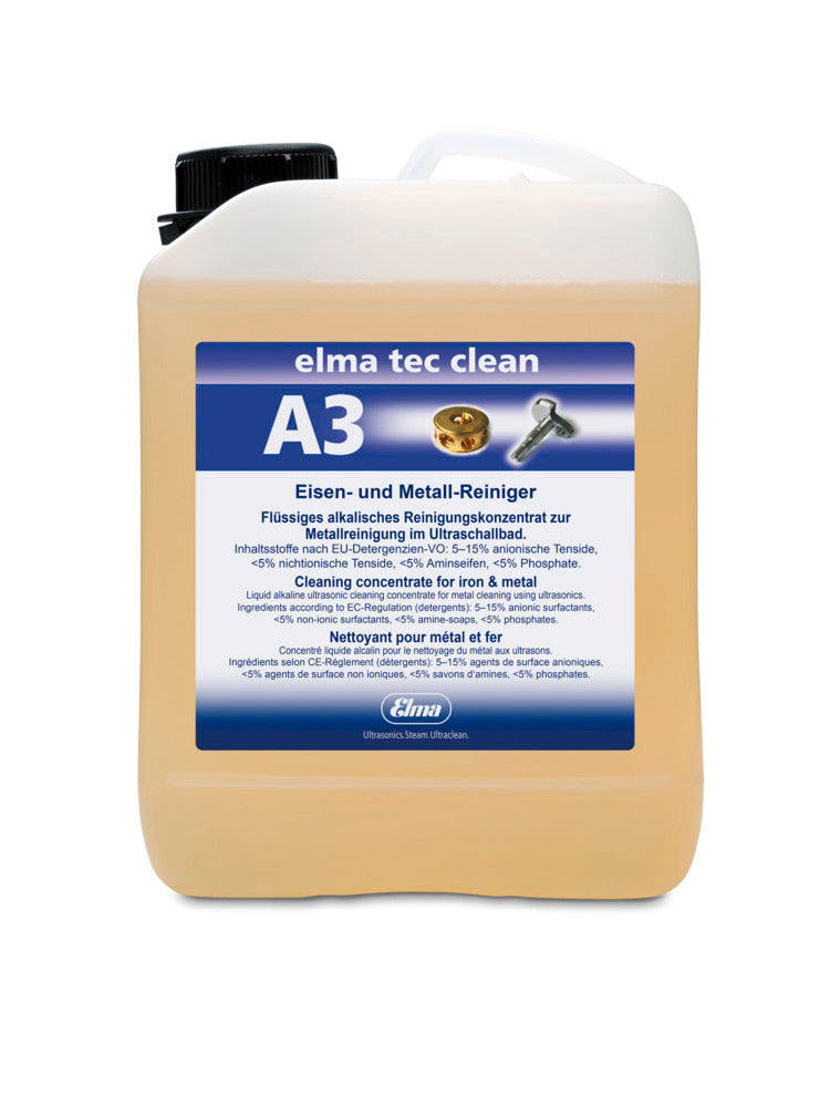 Elma Tec Clean A3 Alkalni Koncentrat za Ultrazvučno Čišćenje 2,5 l