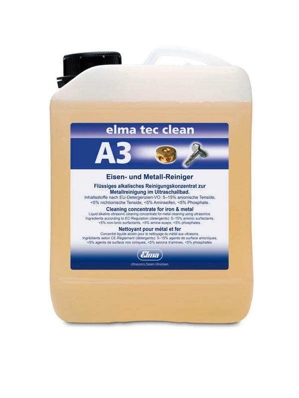 Elma Tec Clean A3 Alkalni Koncentrat za Ultrazvučno Čišćenje 2,5 l