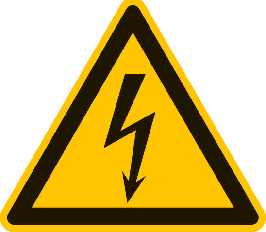 DENIOS Znak Upozorenja Električni Napon W012 267228W