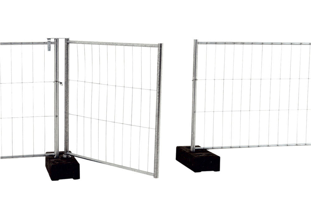 Mobilni Zaštitni Panel Sa Zavarenom Rešetkom Toplo Cinkovano Š 1200 mm V 1200 mm Element Sa Vratima Schake 3B1212