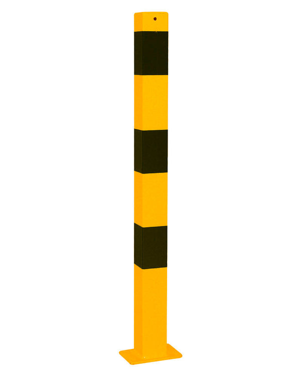 Sklopivi Čelični Zaštitni Stub Schake Žuto-Crni 70 x 70 mm 1000 mm 249368W