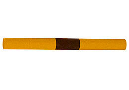 Poprečna Greda Za Zaštitnu Ogradu Vatrocinkovano Žuta Lakirana Sa Crnim Signalnim Trakama Prečnik 48 mm Širina 1500 mm Schake 249376W