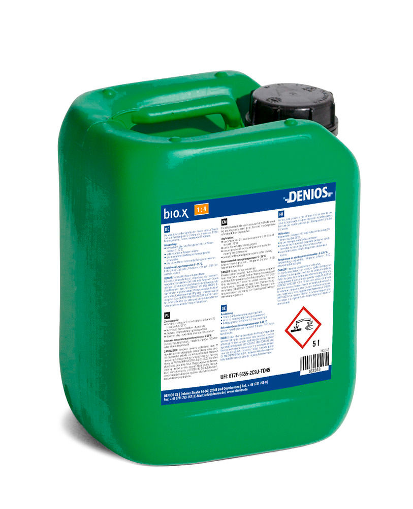 bio.x 1:4 Koncentrat za čišćenje i odmašćivanje za bio.x uređaje za pranje delova 5 l 183543W