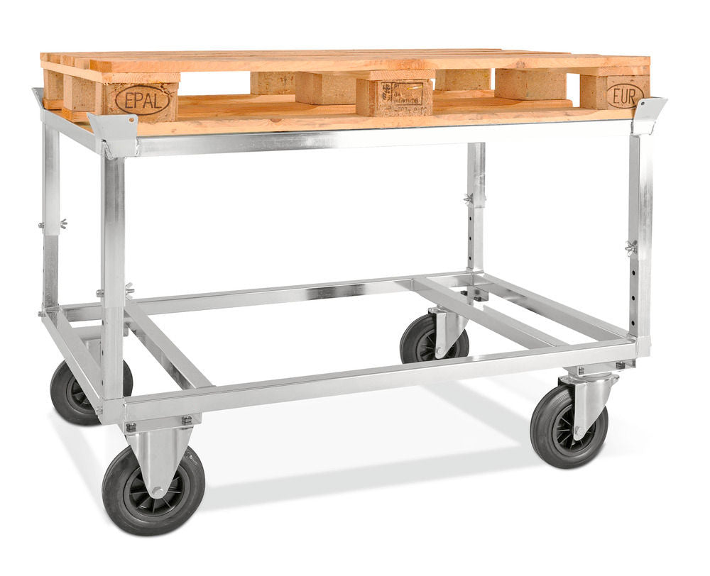 Kongamek Vozno Postolje za Euro Palete Podesivo 1246 x 846 x 700 mm 255369W