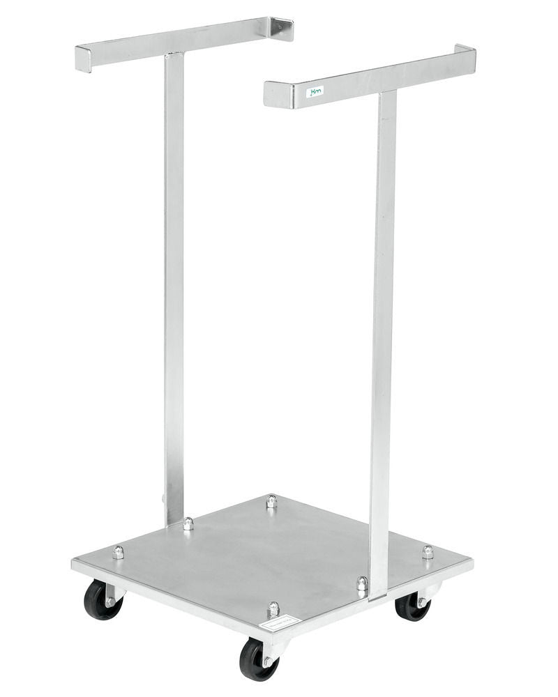 Kongamek Mobilni Držač za Kese za Otpad od Čelika 60 L 255324W