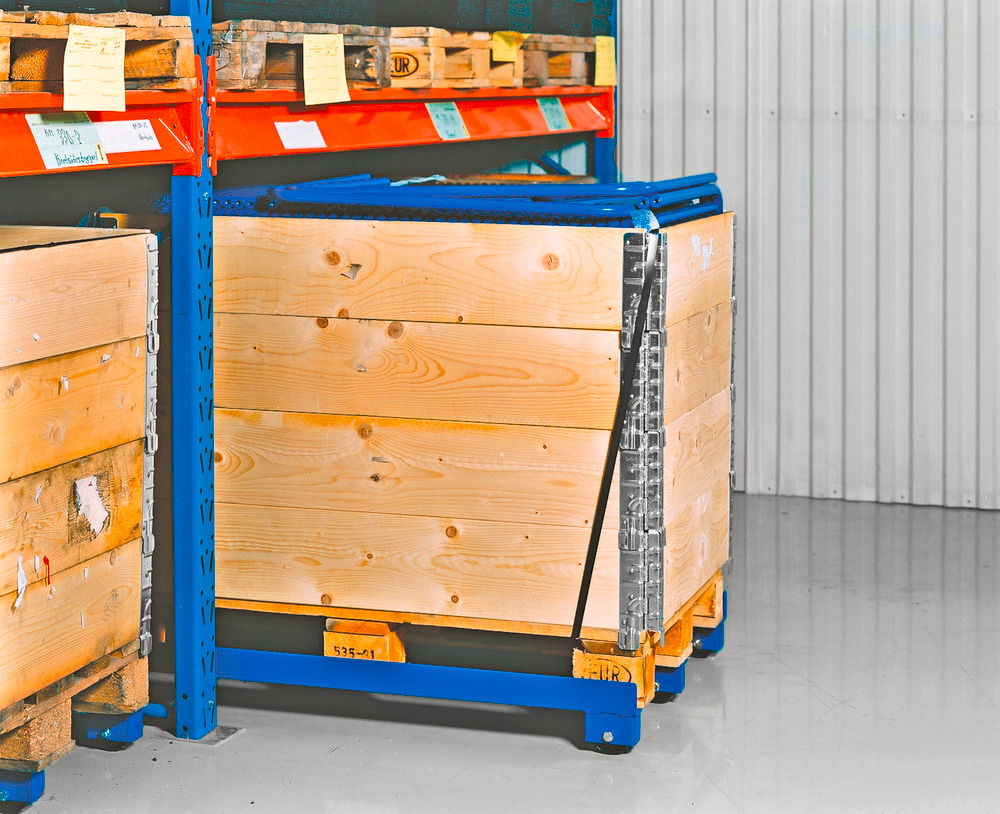 Kongamek Vozno Postolje za Euro Palete Plavo 870 x 1200 x 150 mm 255365W