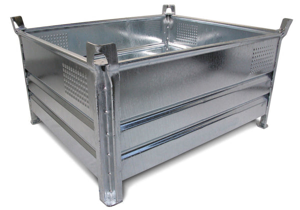 Čelični Stapelbehälter SP 8010 Profi DENIOS 129287W 1000 x 800 x 600 mm Pocinčani