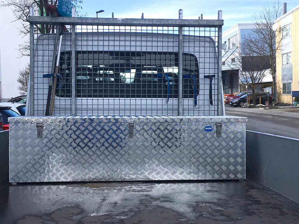 Aluminijumska Transportna Kutija od Rebrastog Lima R 470 470 L 1896 x 525 x 520 mm Alutec 254875W