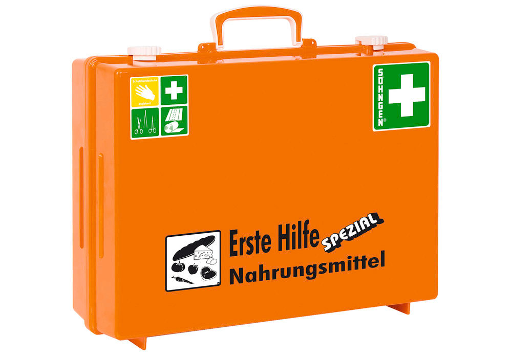 Erste-Hilfe-Koffer Beruf Spezial DENIOS Za Prehrambenu Industriju Narandžasti Po DIN 13157