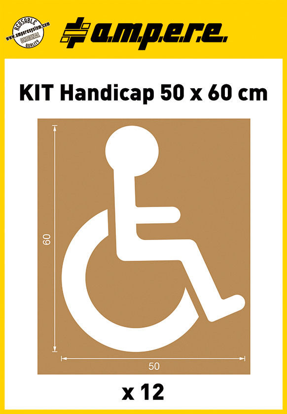 Set Šablona Ampere Handicap 50 x 60 cm 12 Komada 257052W