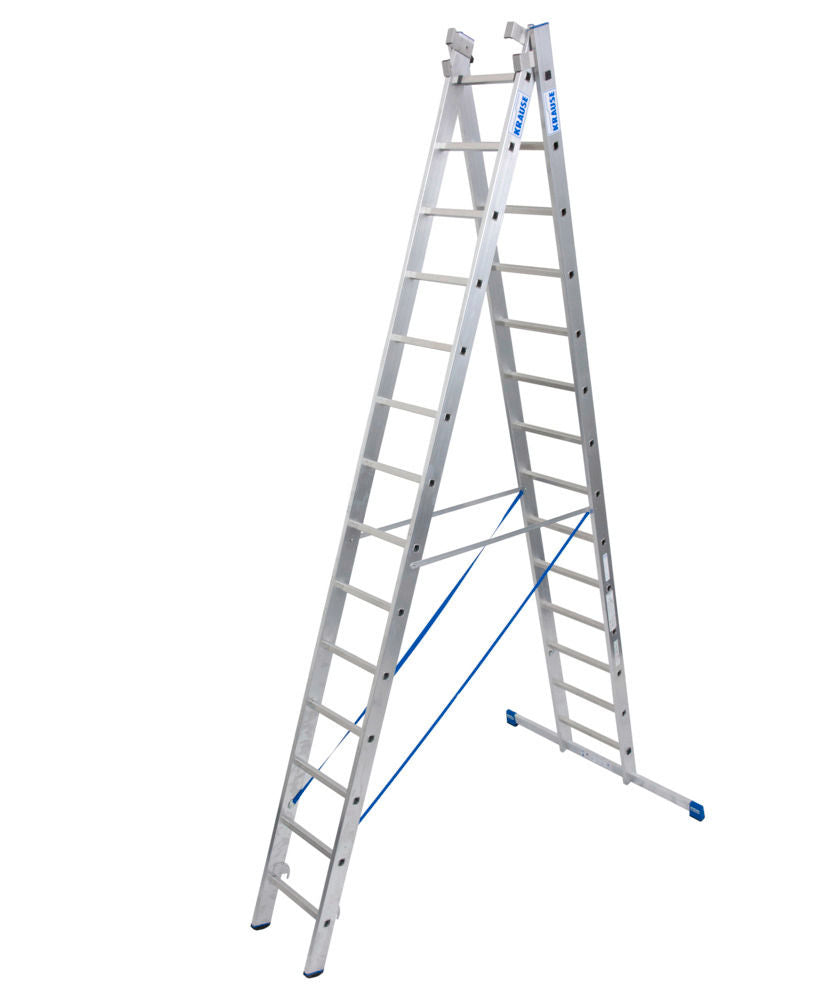 KRAUSE Aluminijumske Višenamenske Merdevine 3 x 14 Prečki 137572W