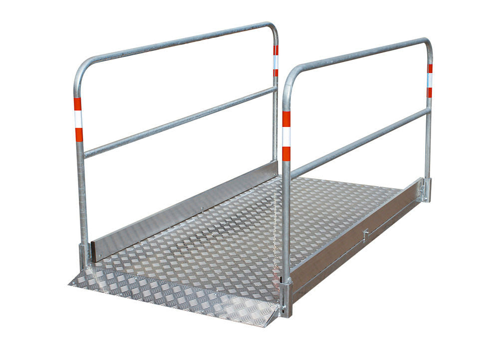 Aluminijumska Grabenbrücke Protivklizna 2200 mm Sa Rampom DENIOS 20271