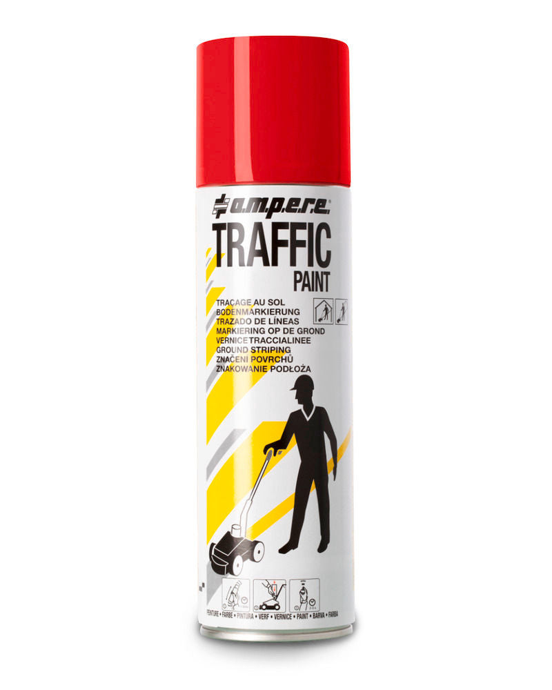 Podna Markirna Boja Ampere TRAFFIC Crvena RAL 3020 12 x 500 ml 257038W