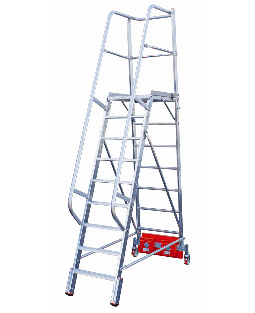 KRAUSE Aluminijumske Merdevine sa Platformom 9 Stepenika 257491W