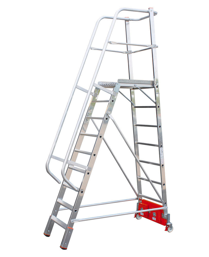 KRAUSE Aluminijumske Merdevine sa Platformom 9 Stepenika 257491W