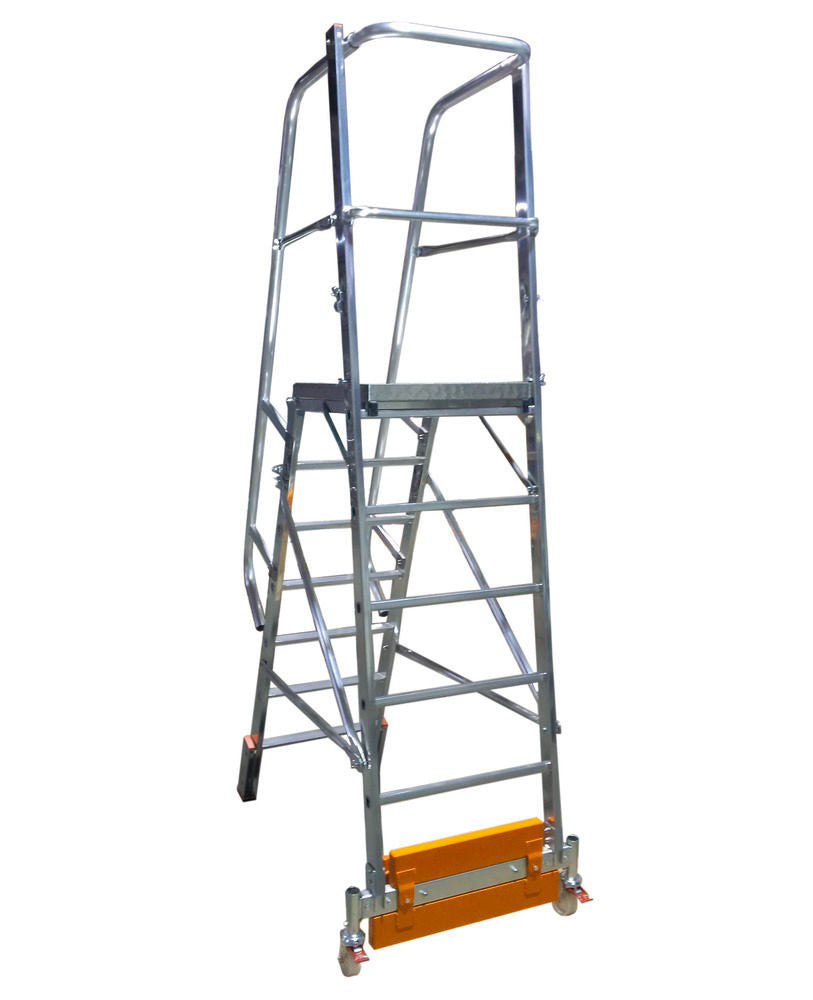 KRAUSE Aluminijumske Merdevine sa Platformom Vario Kompakt 7 Stepenika 257489W
