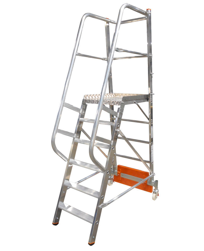 KRAUSE Aluminijumske Merdevine sa Platformom Vario Kompakt 6 Stepenika 257488W