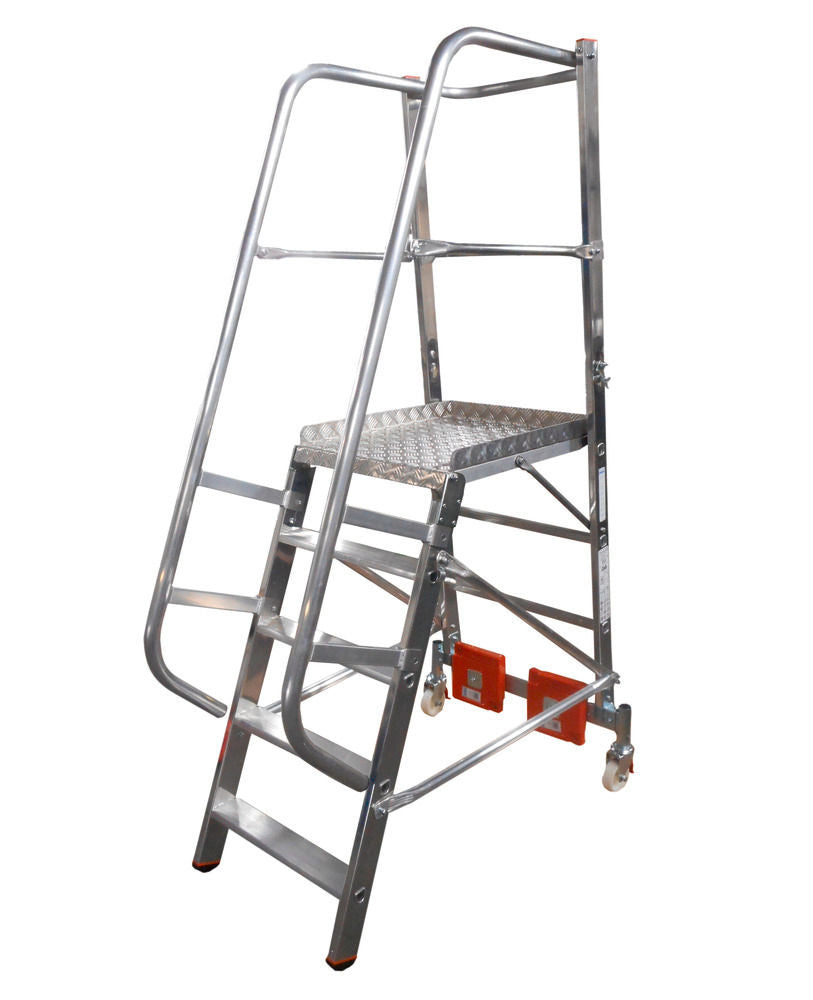 KRAUSE Aluminijumske Merdevine sa Platformom 5 Stepenika 257487W