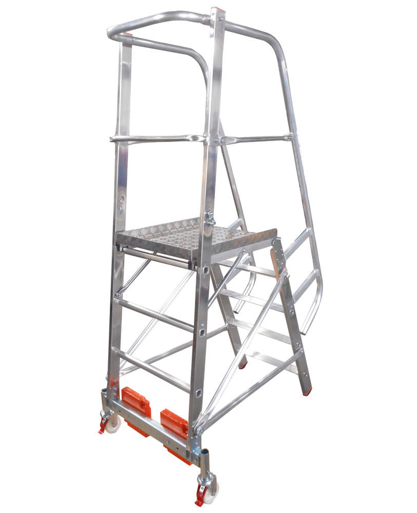 KRAUSE Aluminijumske Merdevine sa Platformom 5 Stepenika 257487W