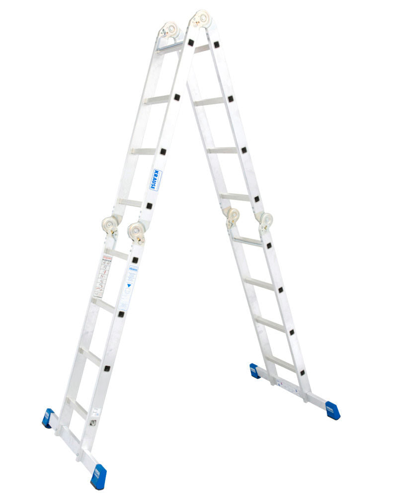 KRAUSE Aluminijumske Višenamenske Merdevine 4 x 4 Prečke 257482W