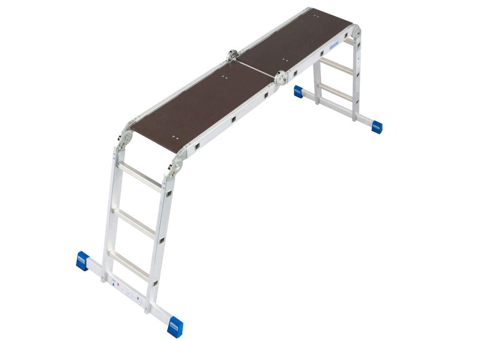 KRAUSE Aluminijumske Višenamenske Merdevine 4 x 3 Prečke 257481W