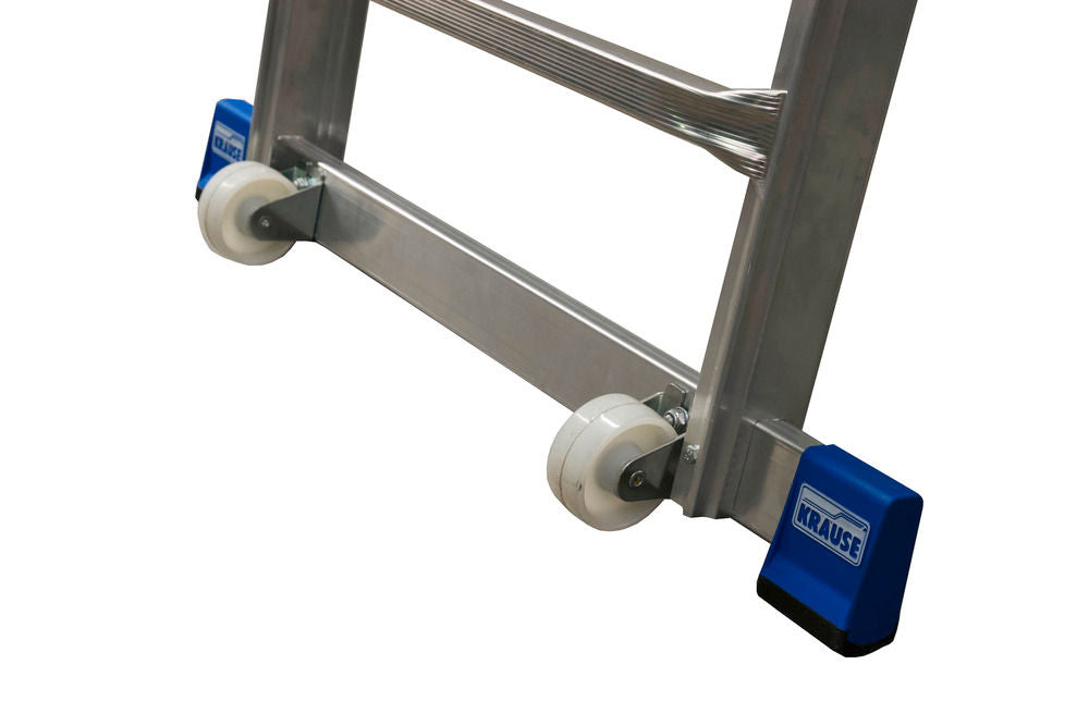 KRAUSE Teleskopske Aluminijumske Merdevine sa Platformom 6-8 Stepenika 257470W
