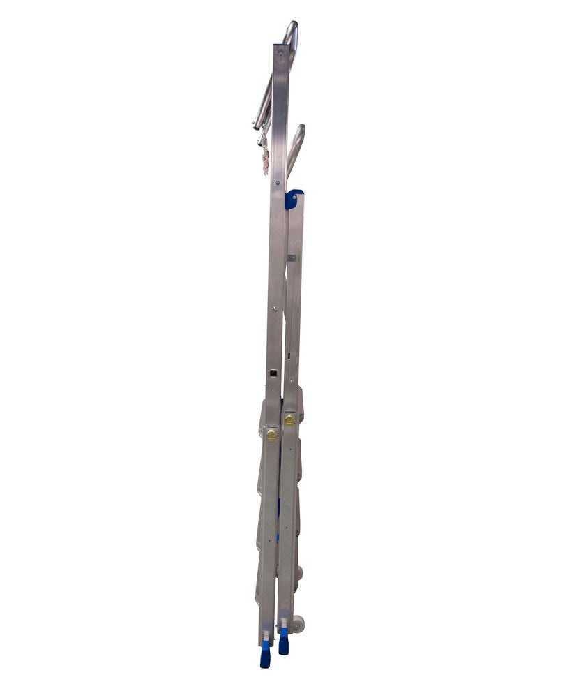 KRAUSE Teleskopske Aluminijumske Merdevine sa Platformom 6-8 Stepenika 257470W