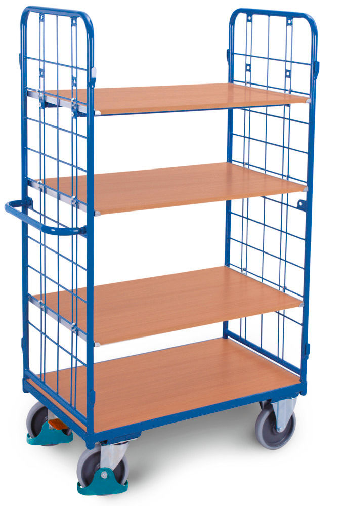 DENIOS classic-line Etazna kolica 4 Nivoa Skladištenja 1200 x 800 x 1820 mm