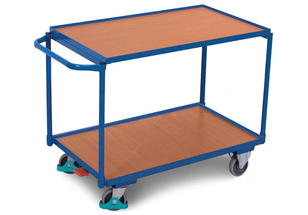 DENIOS classic-line Stona Kolica sa 2 Police i ErgoStop Kočnicom 625 x 1175 x 850 mm 258208W