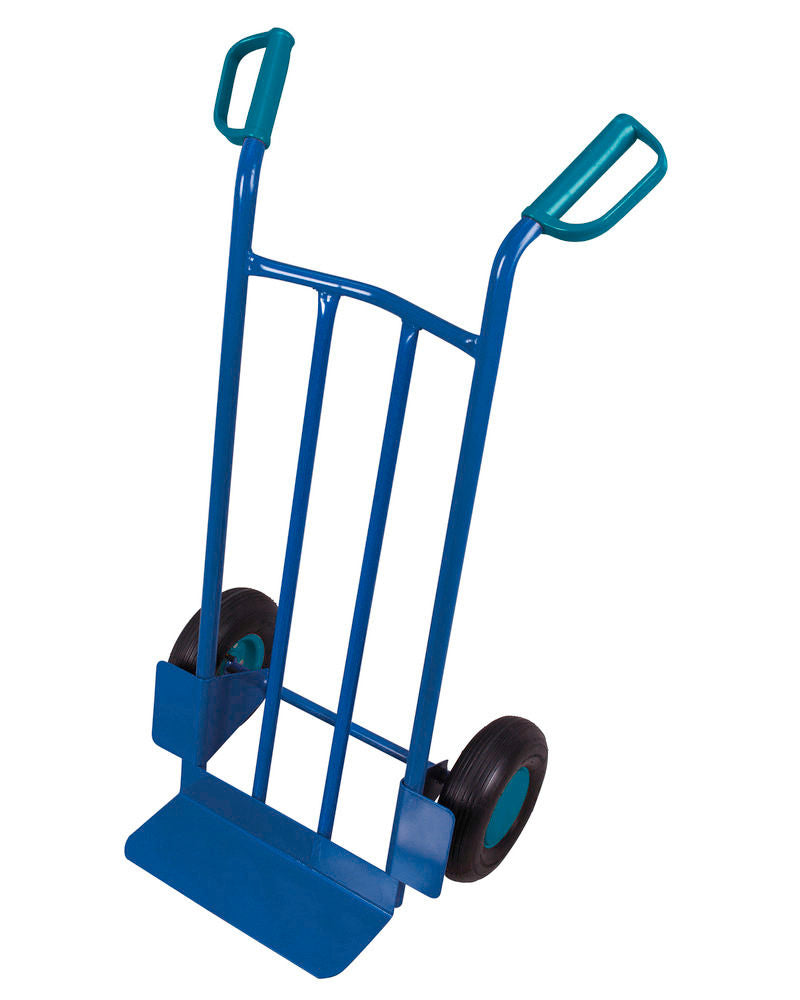 DENIOS classic-line Transportna kolica sa pneumatskim gumama 460 x 620 x 1100 mm 258206W