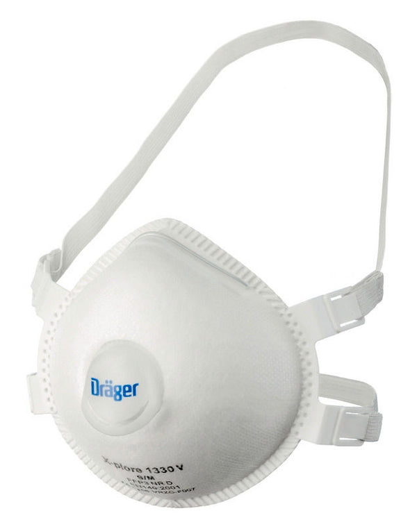 Dräger X-plore 1330V FFP3 NR D Polumaska za Jednokratnu Upotrebu Veličina S/M 5 Komada