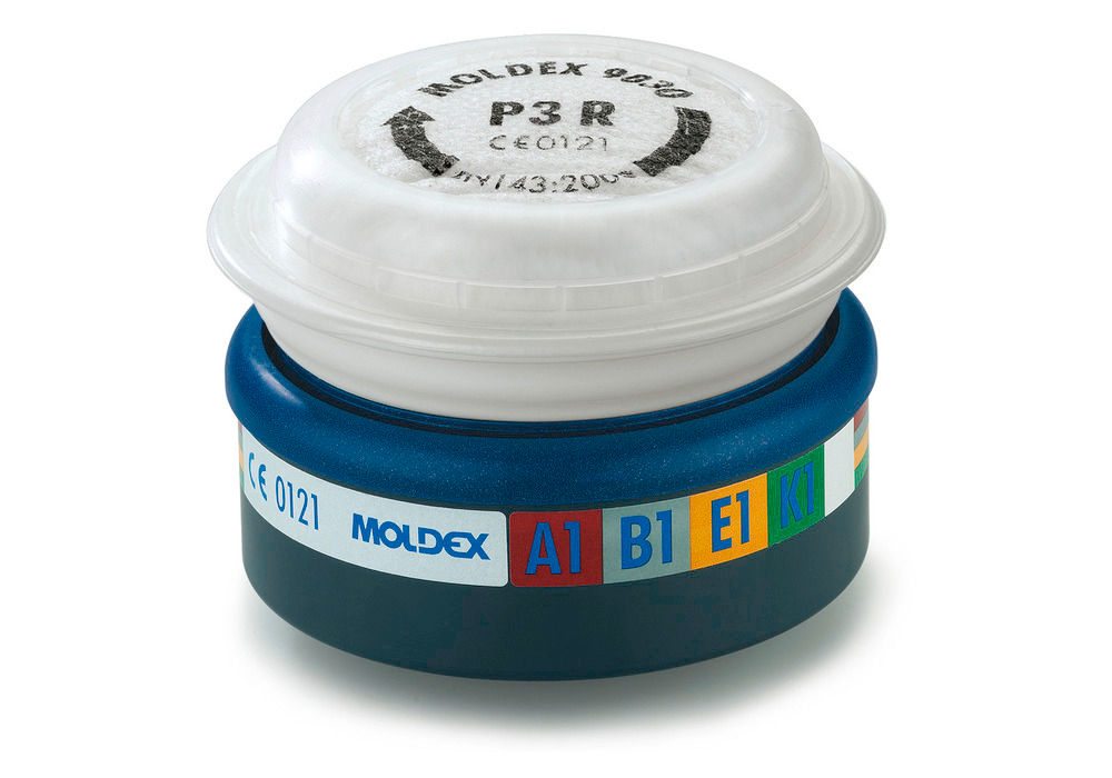 Kombifilter Moldex EasyLock A1B1E1K1P3 R za Maske Serije 7000/9000 6 Komada