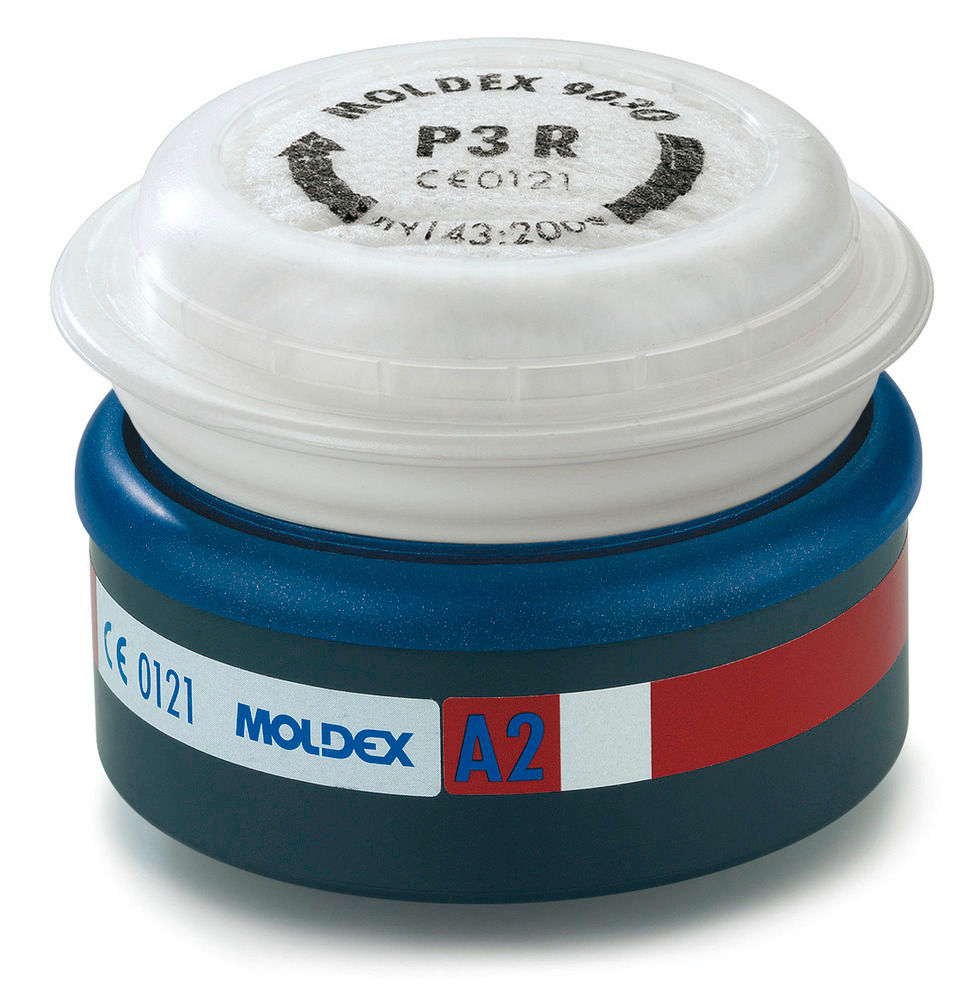 Kombifilter Moldex EasyLock A2P3 R za Maske Serije 7000/9000 6 Komada