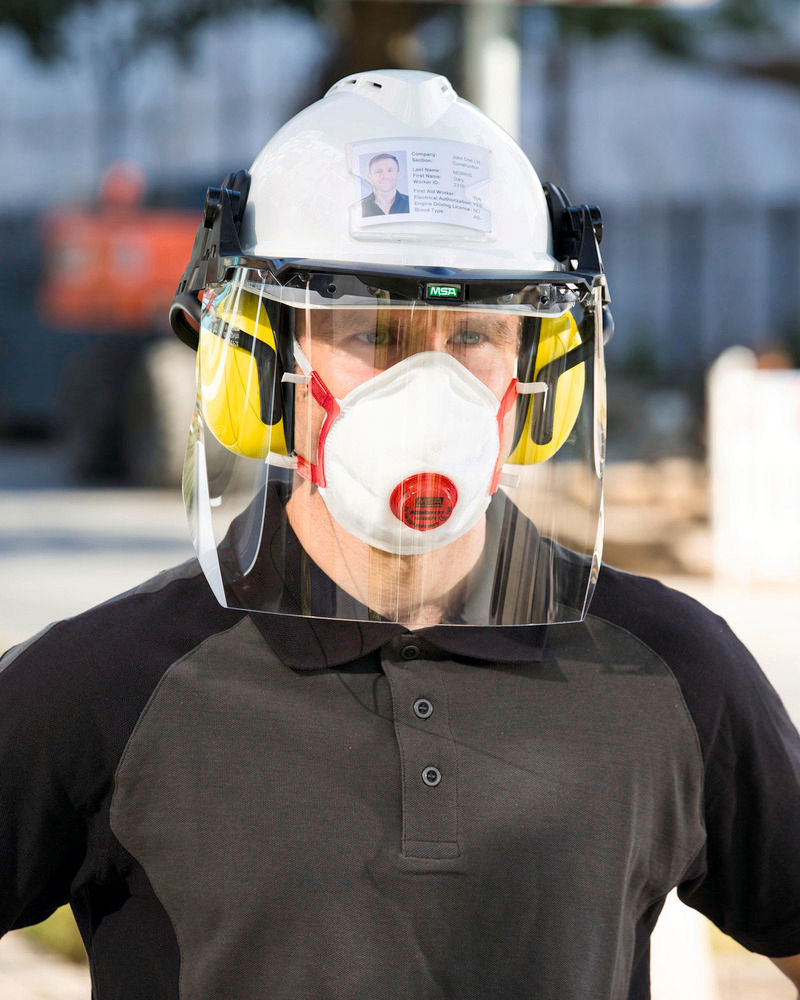 Maska za Zaštitu od Čestica MSA Affinity 1131 FFP3 NR D sa Ventilom 5 Komada