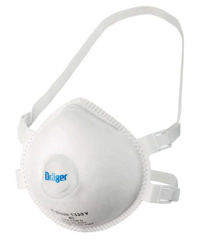 Atemschutzmaske Dräger X-plore 1330V FFP3 NR D Vorgeformt sa Ventilom 5 Komada