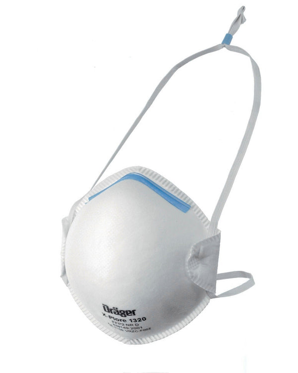 Dräger X-plore 1320 FFP2 NR D Polumaska za Jednokratnu Upotrebu bez Ventila 20 Kom