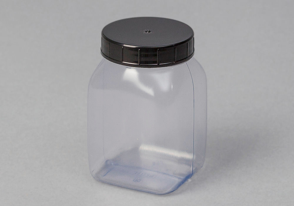 PVC boce sa širokim grlom četvrtaste prirodno-transparentne 200 ml 24 komada DENIOS 261413W