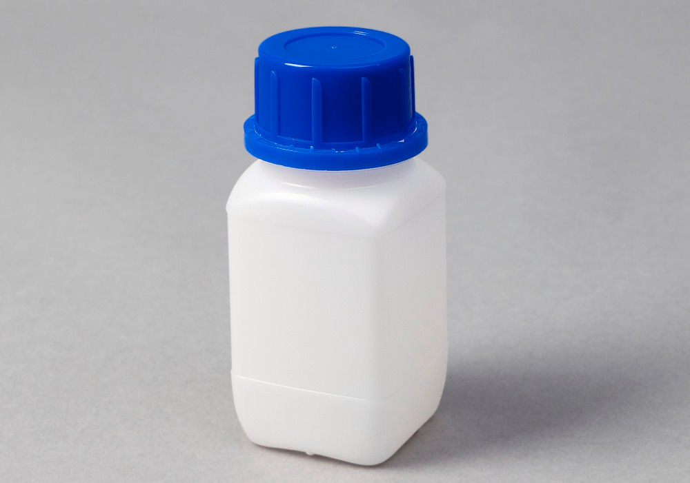 HDPE Weithalsflaschen Eckig Natur-Transparent 250 ml mit UN-Zulassung 30 Komada DENIOS 257561W