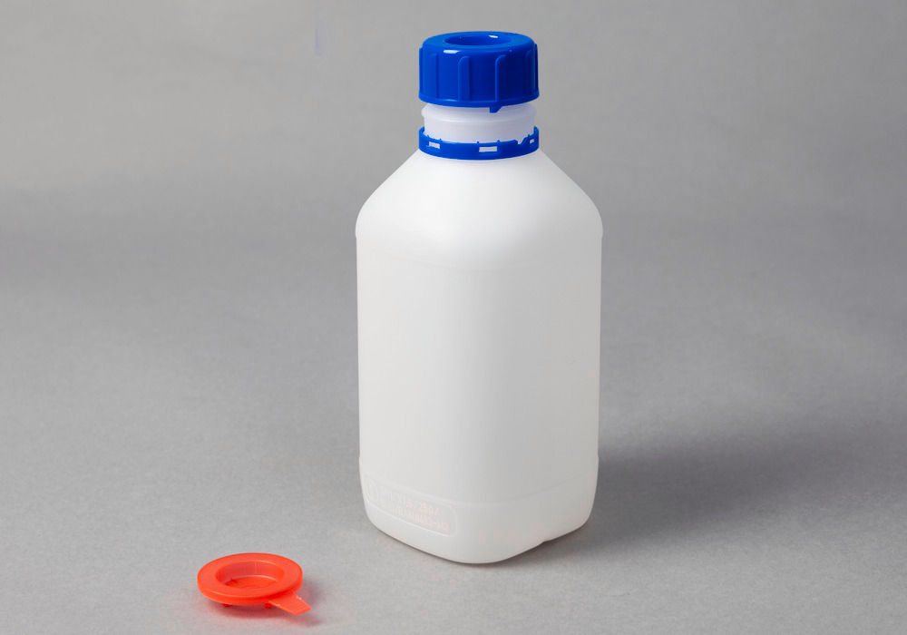 HDPE Boce sa Uskim Grlom Okrugle Prirodno-Transparentne sa UN Odobrenjem 500 ml 12 Komada DENIOS 257551W
