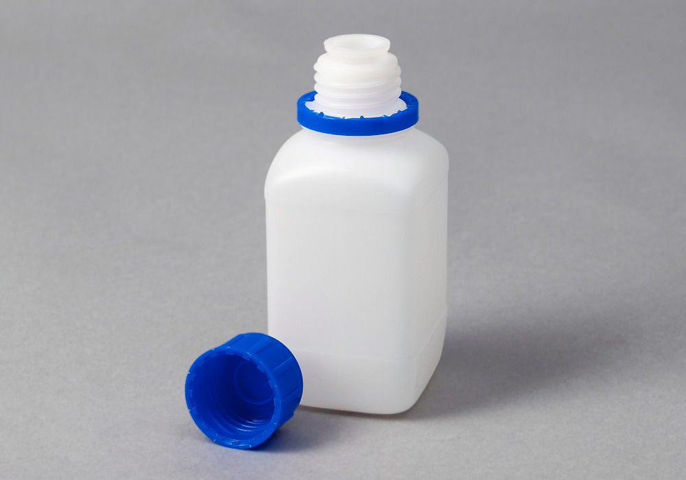 HDPE boce sa uskim grlom, četvrtaste, prirodno-providne, 250 ml, 30 komada DENIOS 257547W