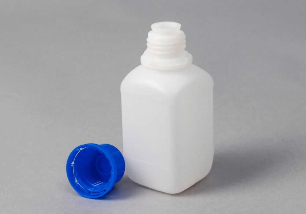 HDPE boce sa uskim grlom, četvrtaste, prirodno-providne, 250 ml, 30 komada DENIOS 257547W