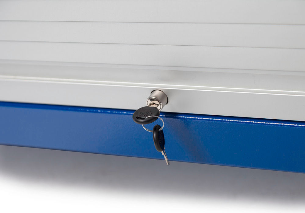 Orman Za Hemikalije Denios KT-2 Plava 1162x630x1206mm 1 Auffangwanne 1 Bodenwanne