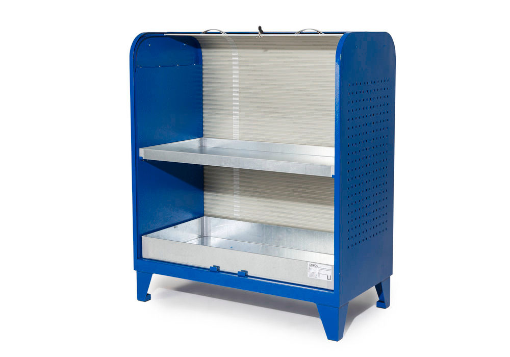 Orman Za Hemikalije Denios KT-2 Plava 1162x630x1206mm 1 Auffangwanne 1 Bodenwanne