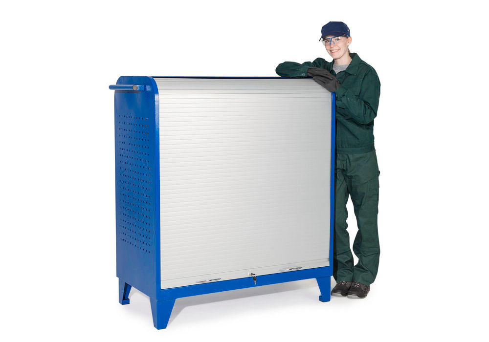 Orman Za Hemikalije Denios KT-2 Plava 1162x630x1206mm 1 Auffangwanne 1 Bodenwanne