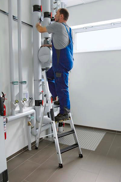 MUNK Samostojeća Merdevina sa Gazištima Aluminijum 7 Gazišta 262179W