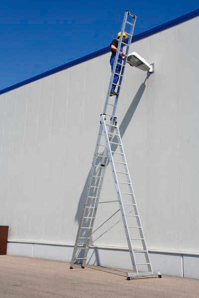 MUNK Višenamenske Merdevine Aluminijum 3 x 6 Prečaga 262150W